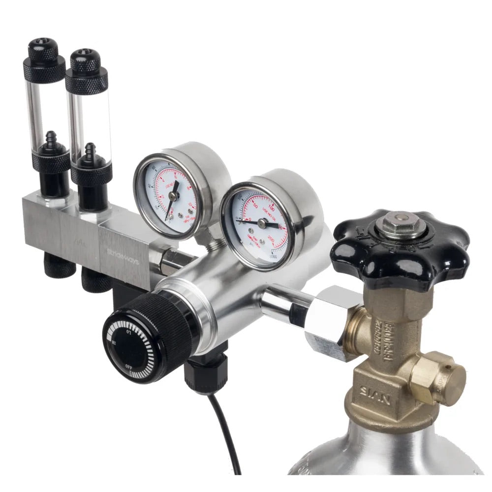 Strideways PRO CO2 Regulator Plus - Dual Stage