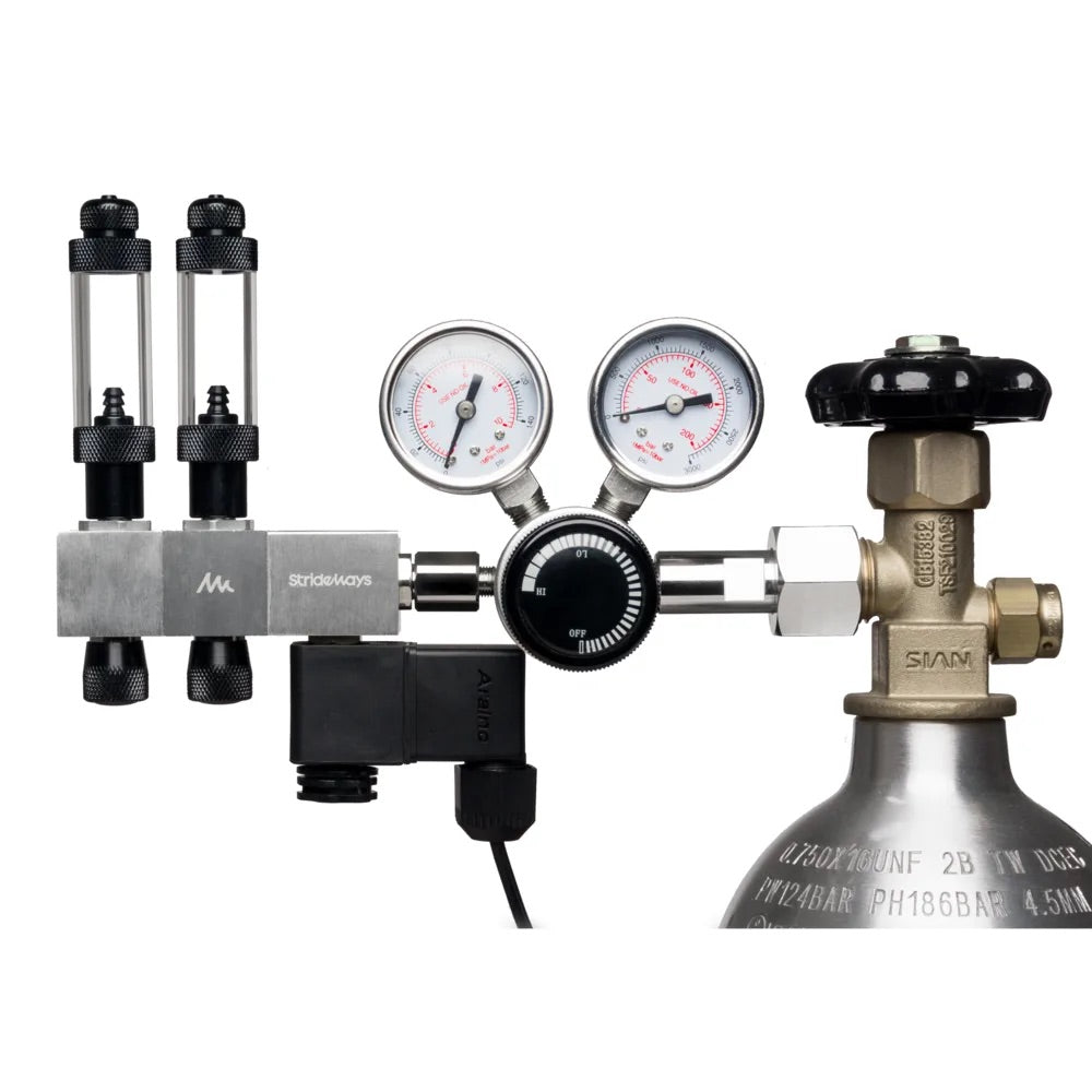Strideways PRO CO2 Regulator Plus - Dual Stage